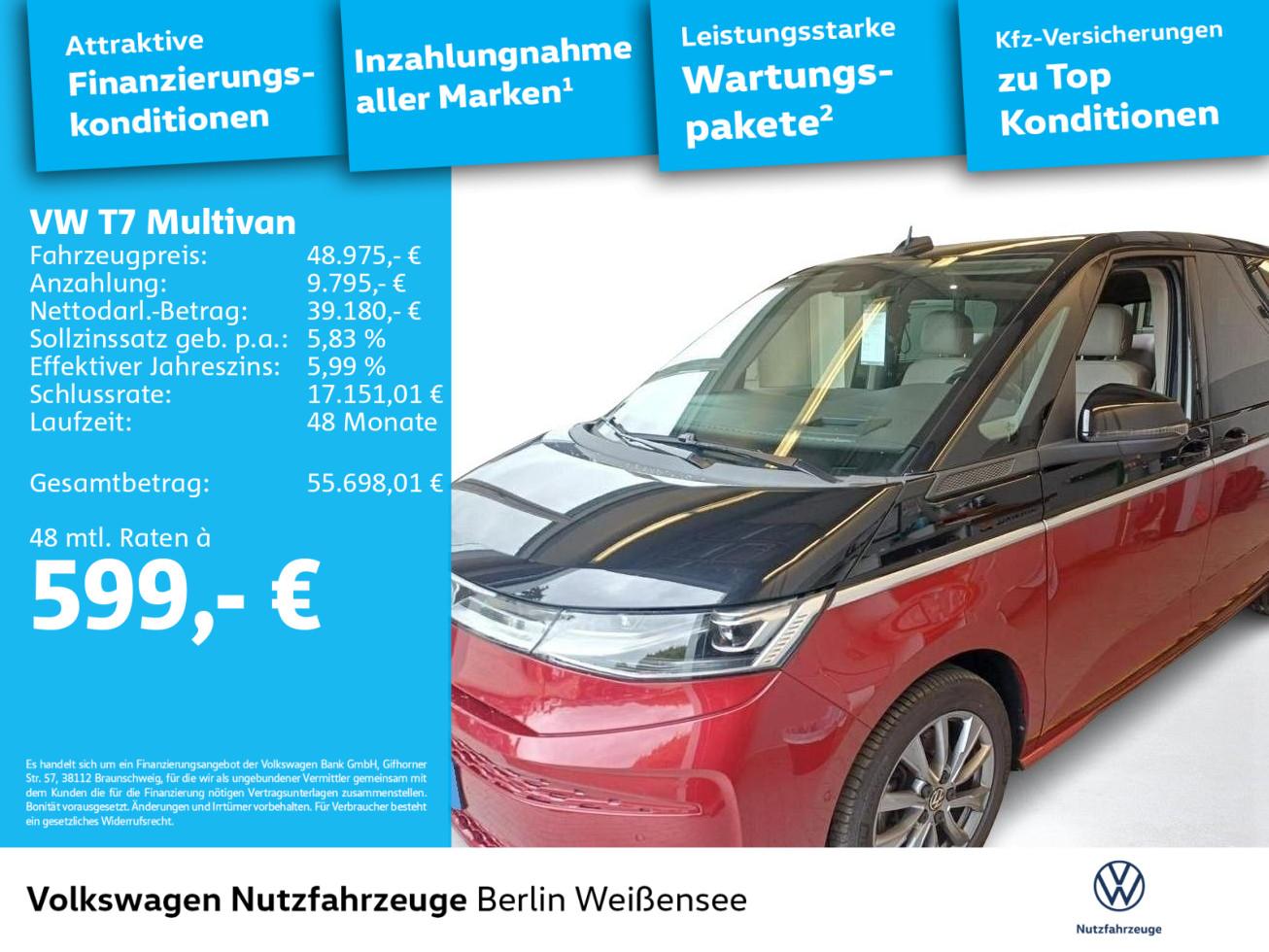 Volkswagen T7 Multivan 1.4 TSI eHybrid Style*STHZG*PANO*DCC