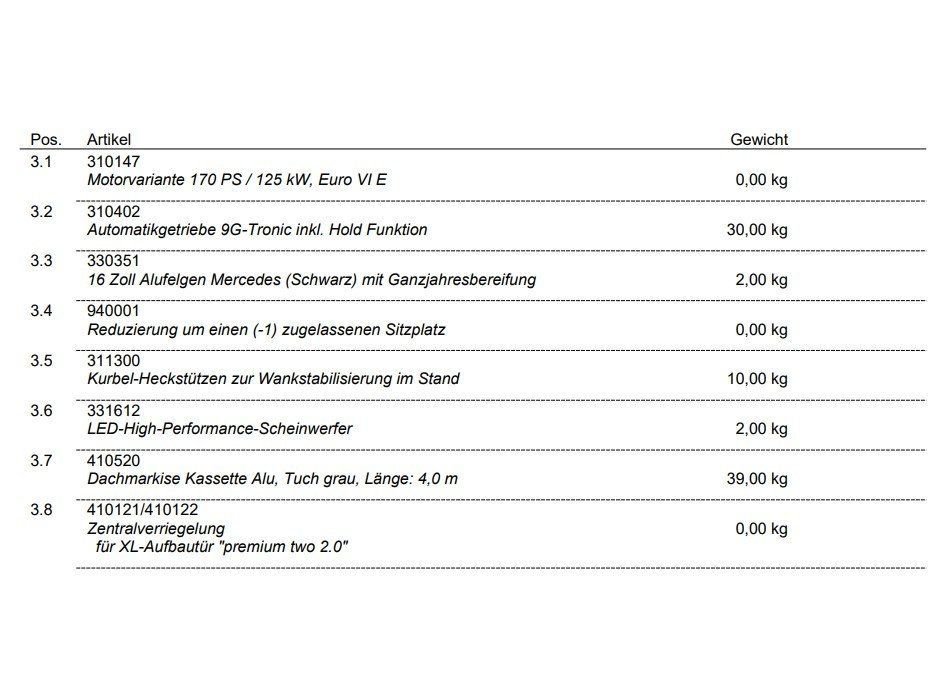 Fahrzeugabbildung Carthago c-tourer T143 LE Sprinter 417 DISTR 24"TV 3xBett