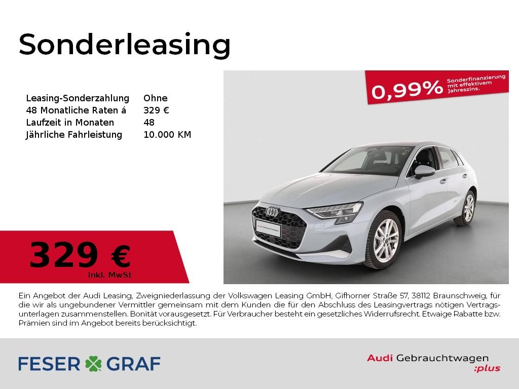 Abbildung Leasingangebot Audi A3 SB 35TDI S tronic/adv./LED/Navi+/Kamera/ACC/S