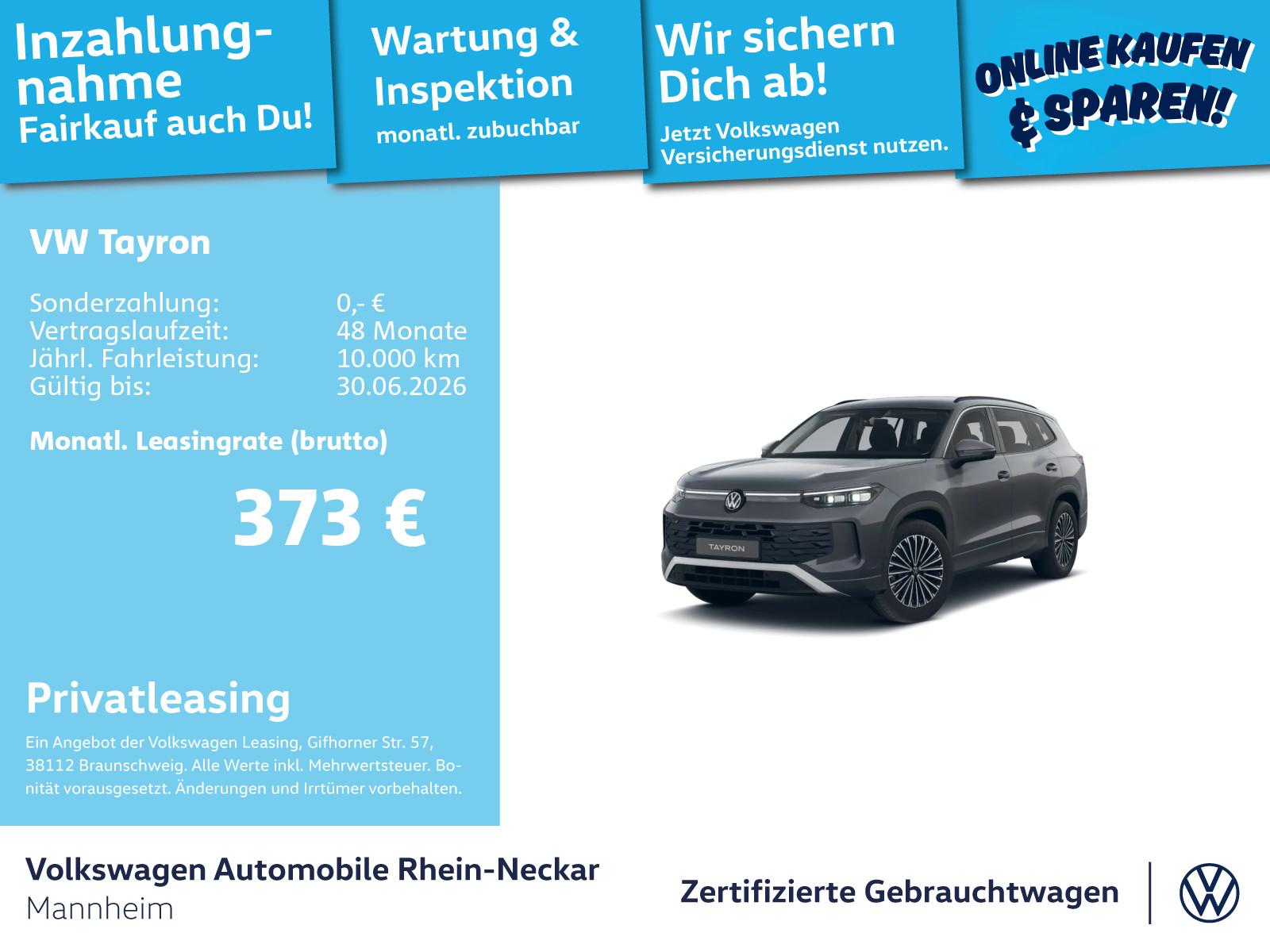 Volkswagen Tayron 2.0 TDI Life DSG 4Motion Navi AHK Kamera