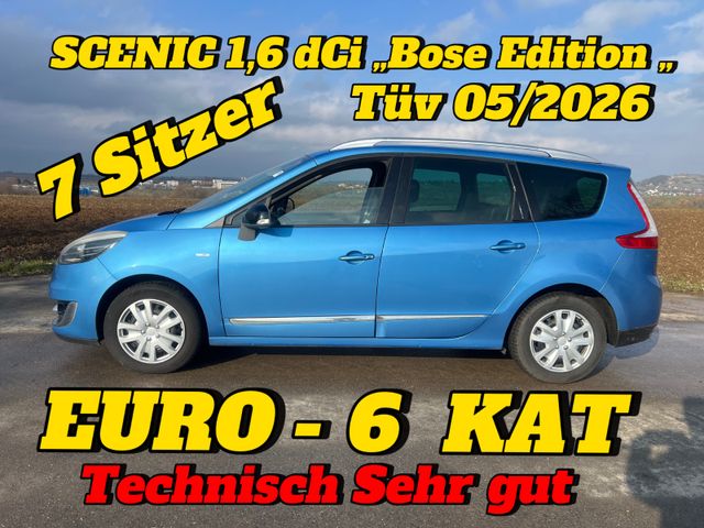 Renault Scenic III Grand 1,6 dCi"BOSE Edition"7Sitzer,