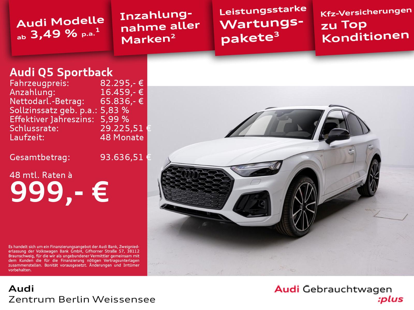 Audi Q5 Sportback 45 TFSI S-TRO*S-LINE*MATRIX*HUD*B&O