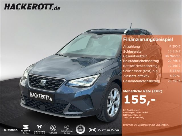 Seat Arona FR 1.5 TSI DSG FullLink Navi Tempom. Parkl