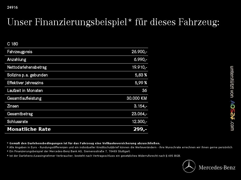 Mercedes-Benz C 180 Avantgarde 2x +LED+KAM+neues Mod. W206+DAB