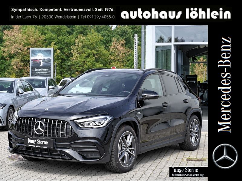 MERCEDES-BENZ GLA 35 4M AMG PERF-SITZE+AHK+PANO+KAMERA+TOTWINK