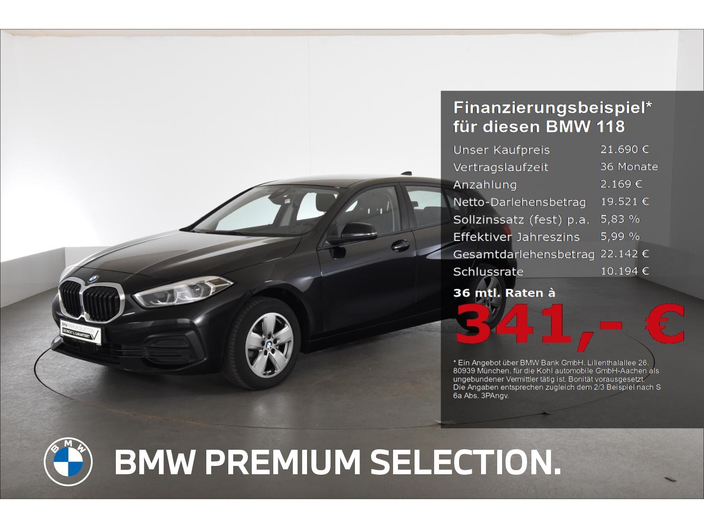 BMW 118 i Advantage Klimaautomatik Sitzheizung DAB