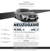 Mercedes-Benz S 400 D/AMG/360°/PANO/SITZKLIMA/LENKRADHE - silberne Mercedes-Benz S 400