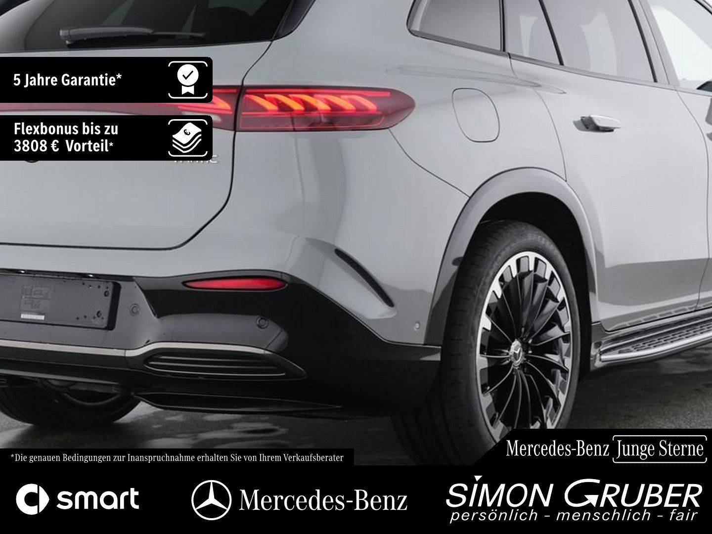 Fahrzeugabbildung Mercedes-Benz EQS 580 4M SUV AMG Massage Sitzklima AHK Md 2026