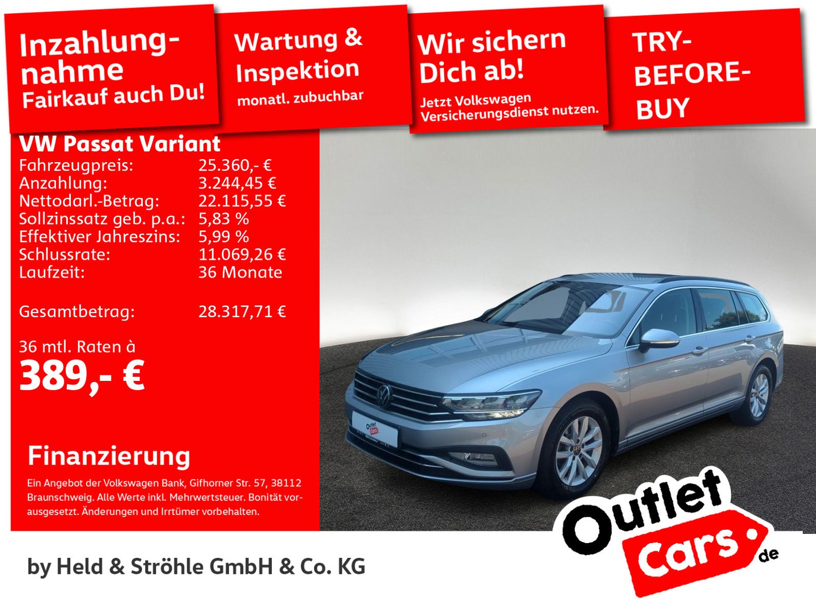 Volkswagen Passat Variant Business 2.0 TDI DSG LED NAV AHK