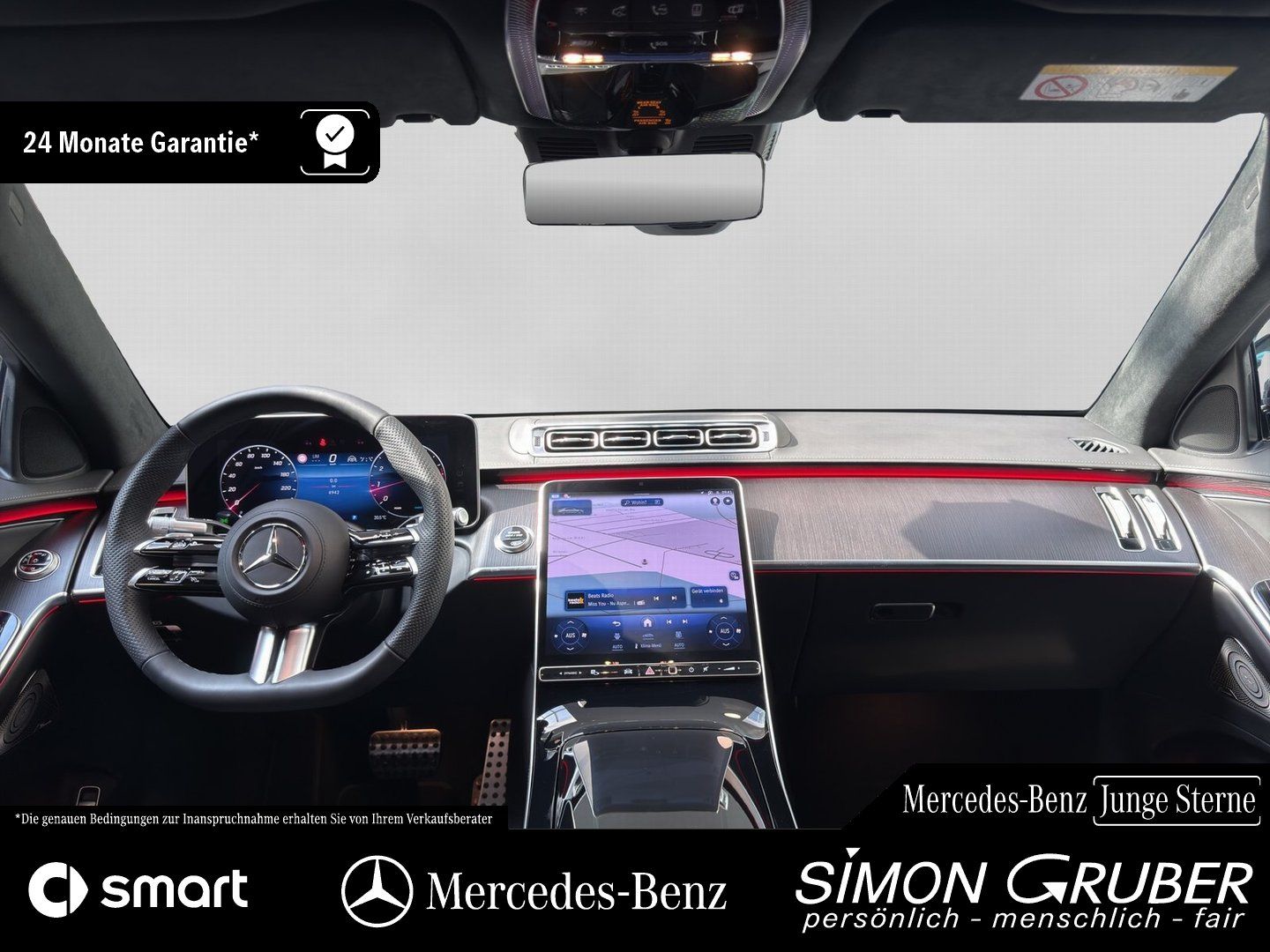 Fahrzeugabbildung Mercedes-Benz S 580 4M Lang AMG Exklusiv Chauffeur Executive