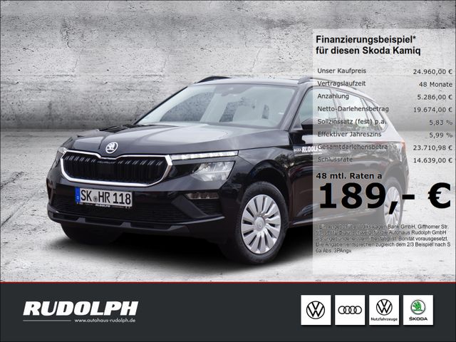 Skoda Kamiq 1.0 TSI Essence PDC SHZ Klima LED Gar. Sch