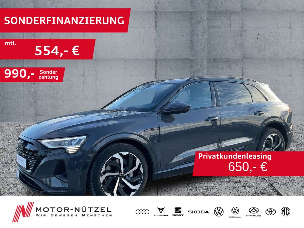 Audi Q8 e-tron 55 QU S-LINE INT MATRIX+NAVI+AIR+21"