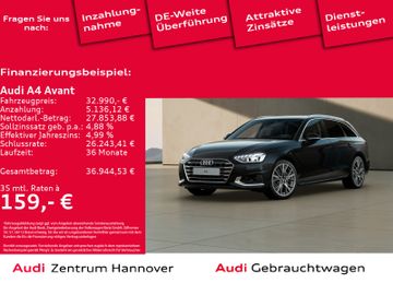 Audi Leasingangebot: Audi A4 Avant advanced 40 TFSI Head-Up Matrix Kamera