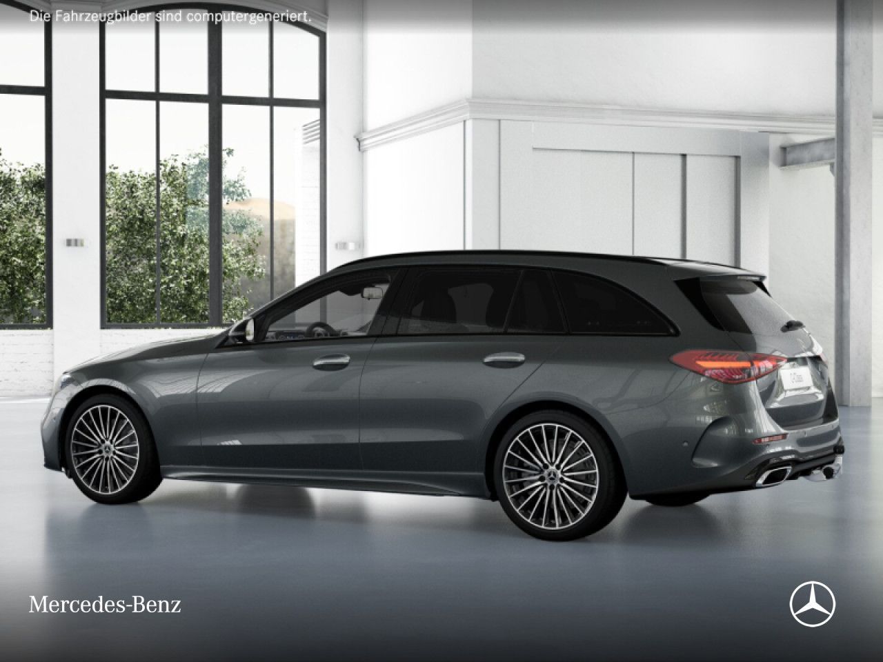 Mercedes-Benz C 220 d T AMG NIGHT PANO 360 AHK BURMESTER 19 foto 13