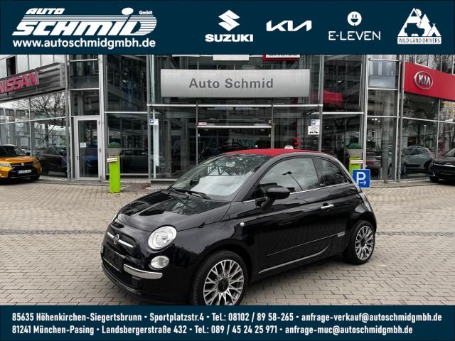 FIAT 500C 1.2 CABRIO LOUNGE PDC|ALU 16 ZOLL|DACH ROT| (D223640-2)