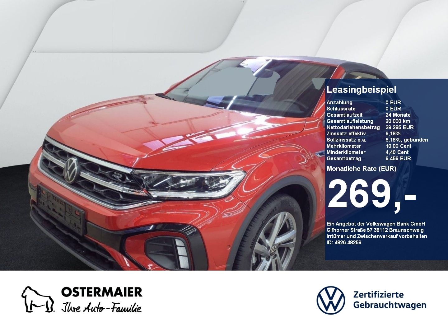 Volkswagen T-Roc Cabriolet R-LINE 1.5TSI 150PS DSG ACC.AHK.