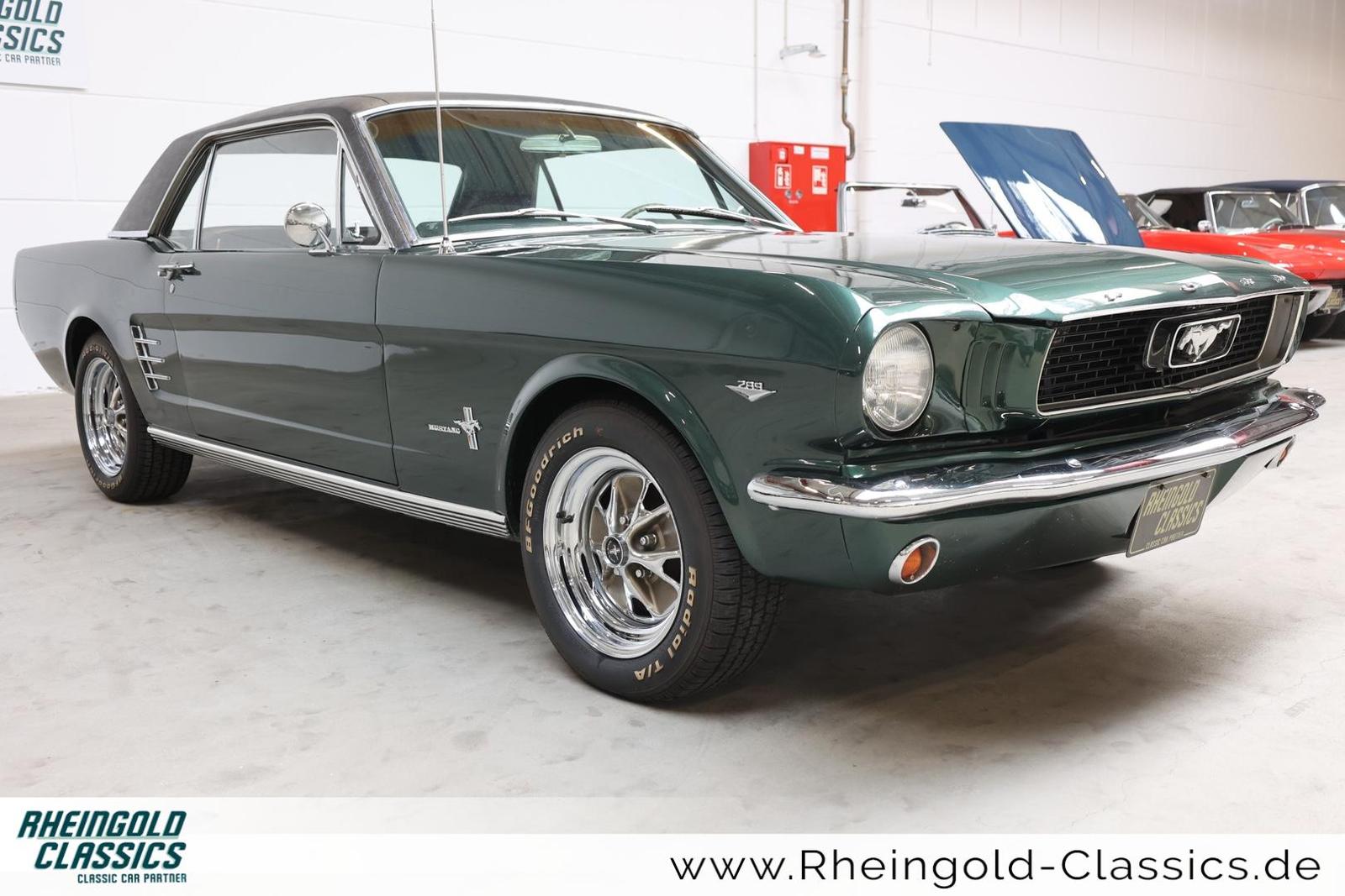 Ford Mustang 289 Coupé V8 Bullitt Green, Automatik