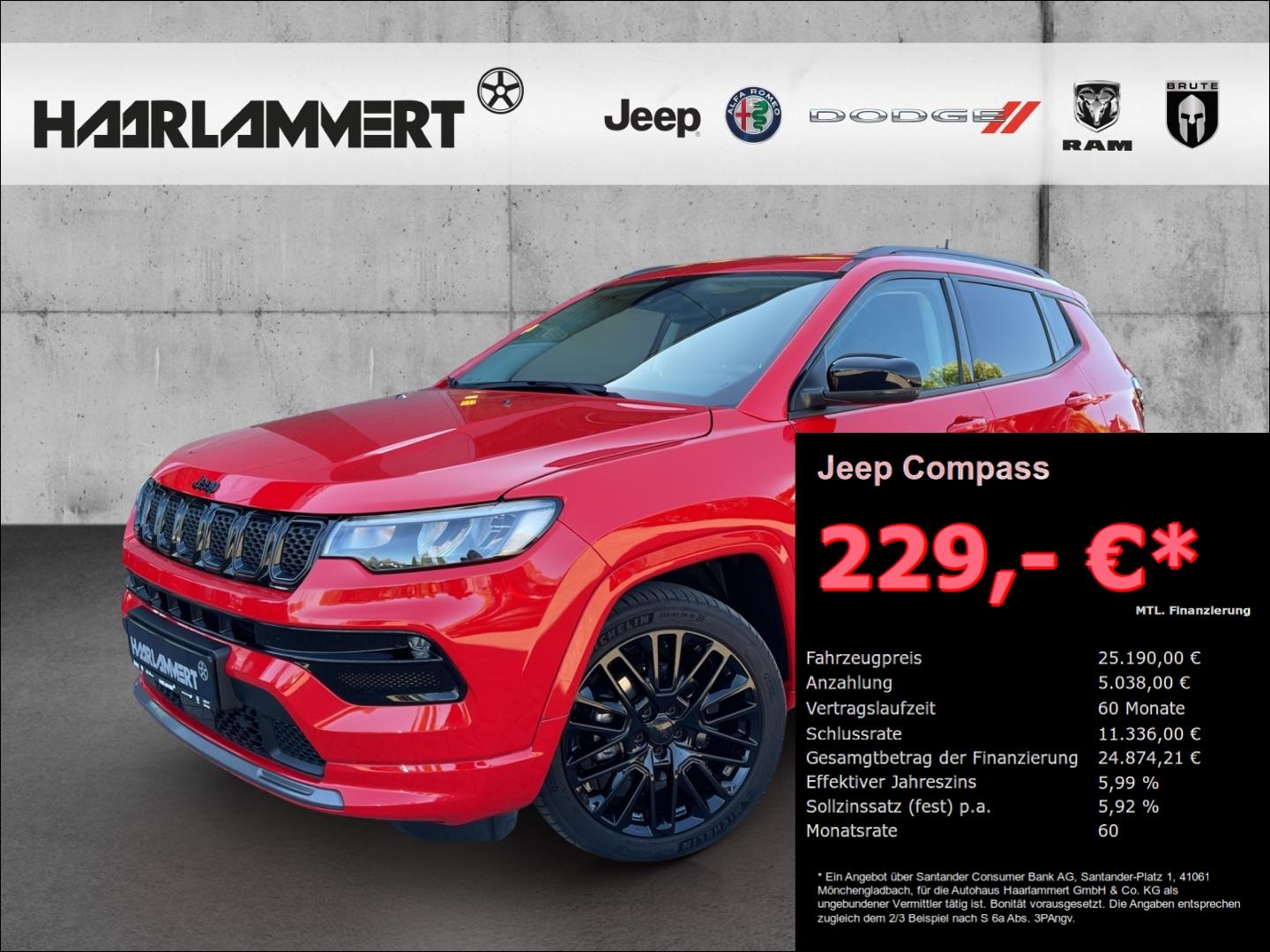Jeep Compass High Altitude ACC+KAMERA+SHZ+CARPLAY