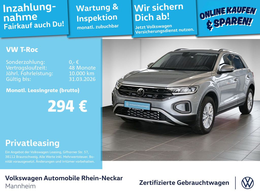 T-Roc 2.0 TDI Life DSG GAR2030 Navi Kamera LED u
