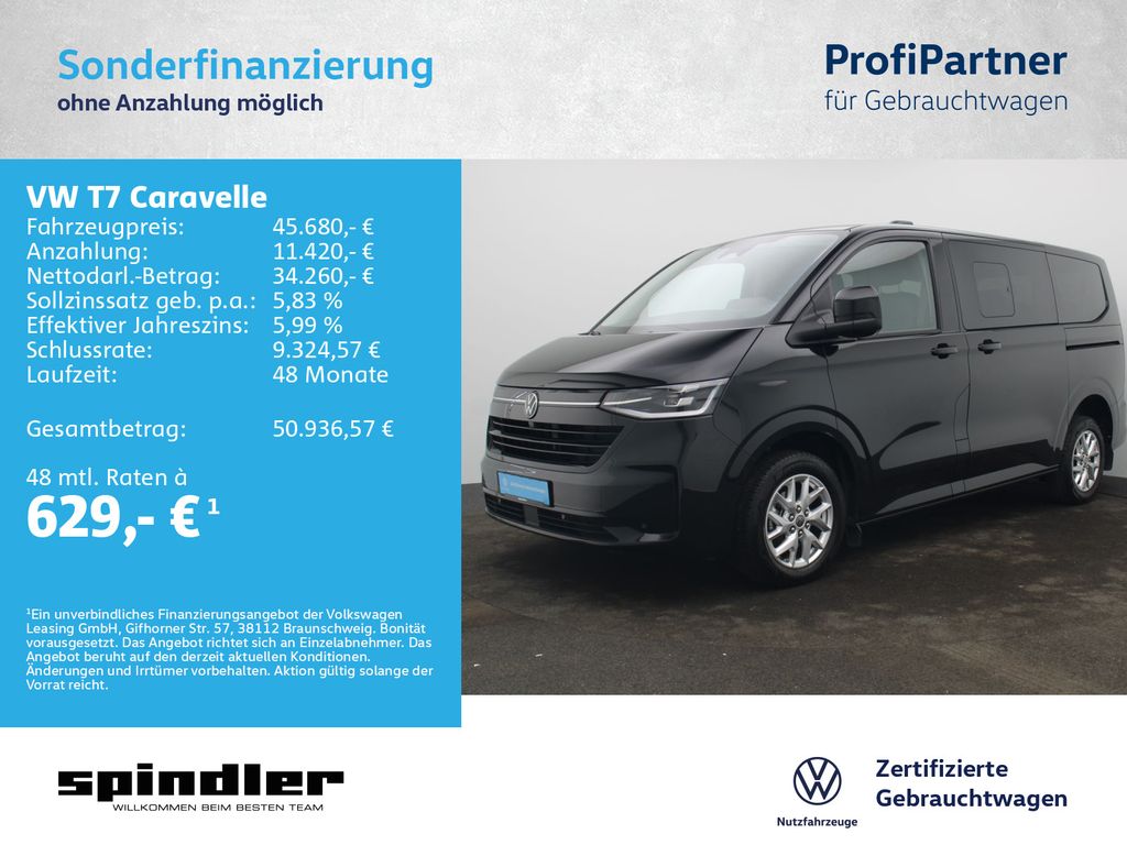 Volkswagen T7 Caravelle Style DSG / 9-Sitze, Navi, RFK, AHK