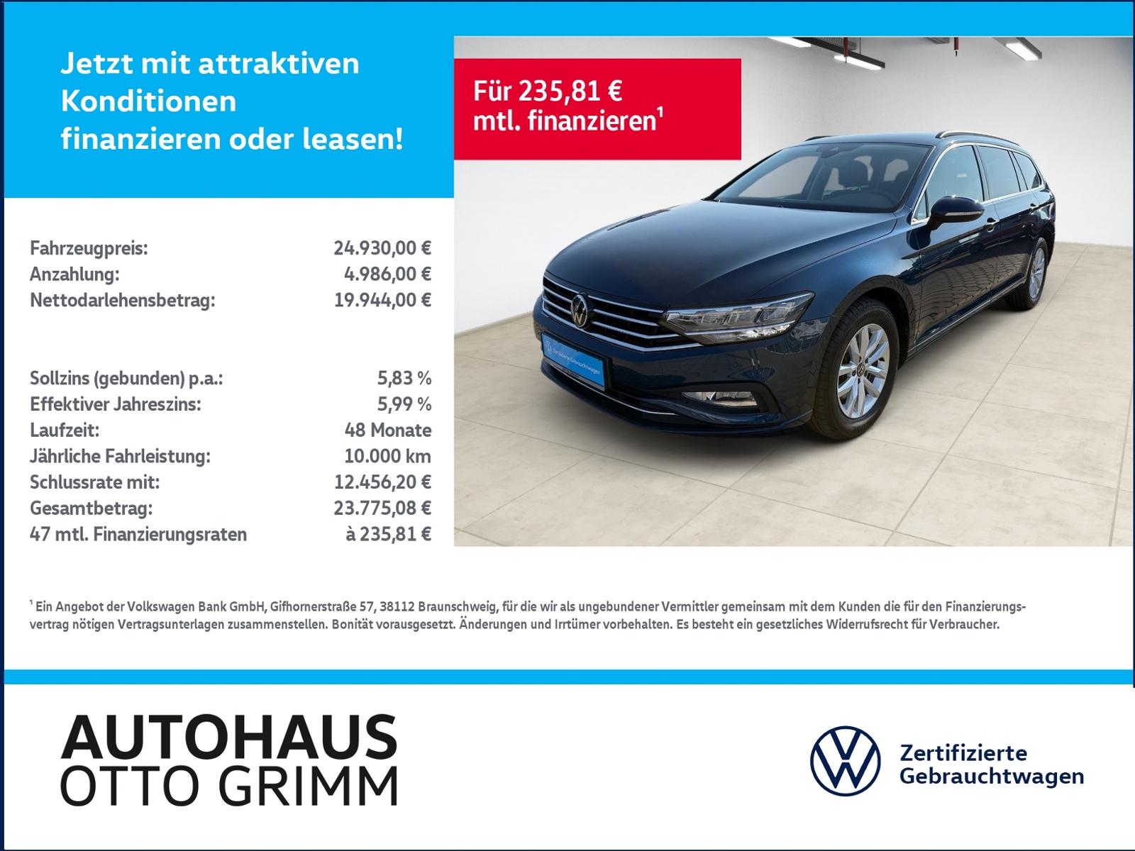 Volkswagen Passat Variant 1.5 TSI Business DSG AHK LED