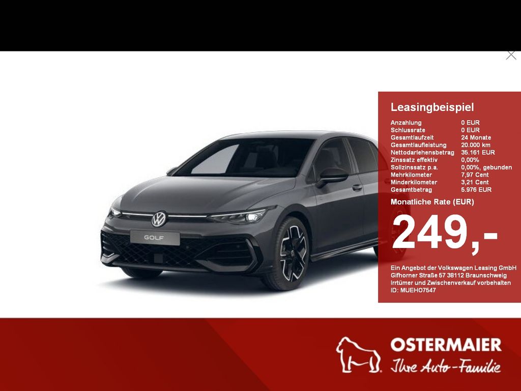 Golf VIII R-Line 1.5eTSI 150PS DSG IQ.LIGHT,ACC,