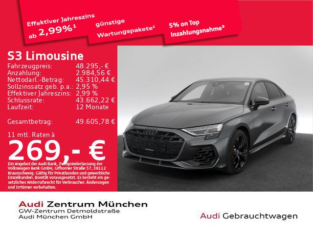 AUDI S3 Limousine TFSI S tronic Sport-Auspuff/Matrix/