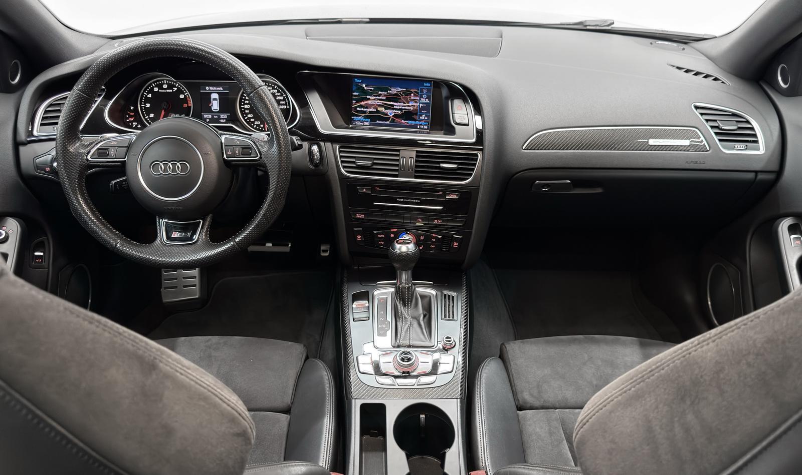 AUDI RS4 AVANT 4.2 V8 FSI 450ch QUATTRO - B&O - TOIT PANORAMIQUE - CAPRISTO - SUSPENSION KW - CUIR/ALCANTARA