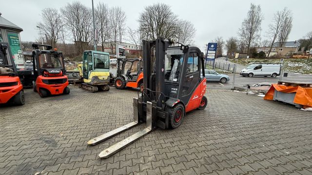 Linde H25D TRIPLEX. Kabine Heizung. Seitenschieber