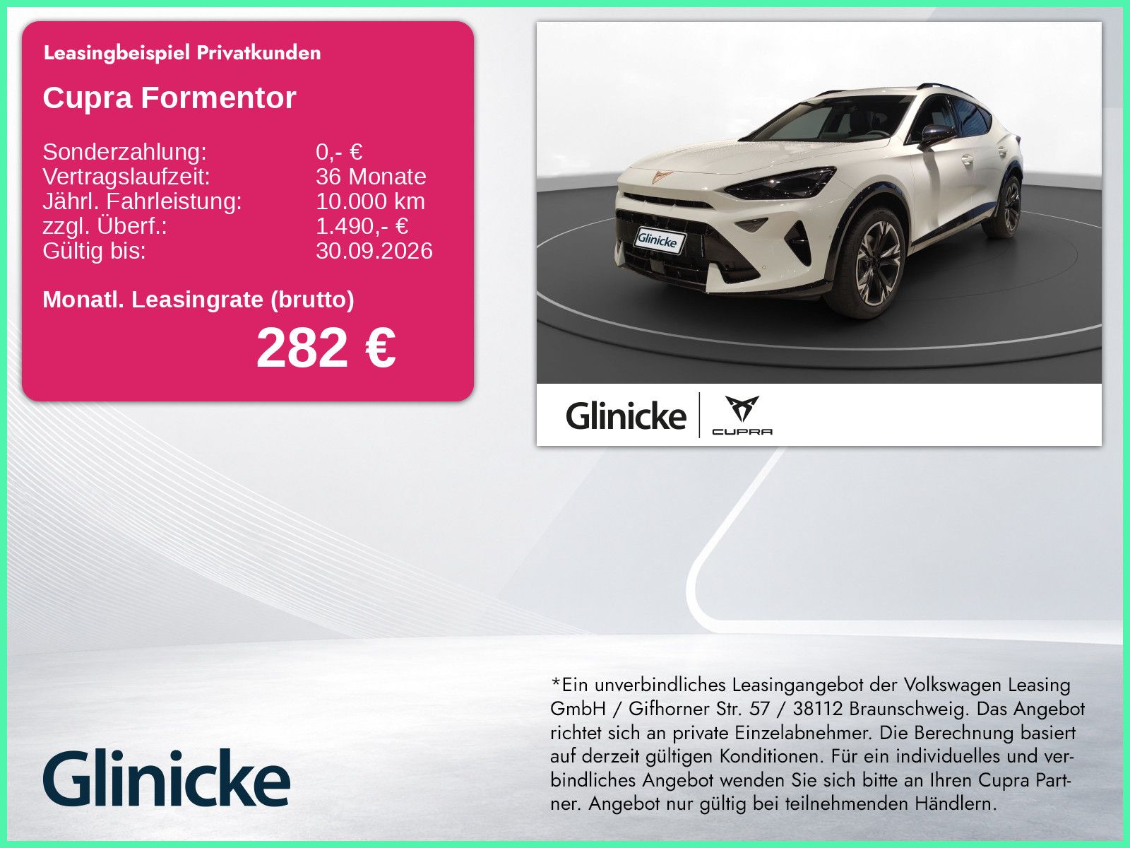 Cupra Formentor 1.5 eTSI DSG Pure Edge