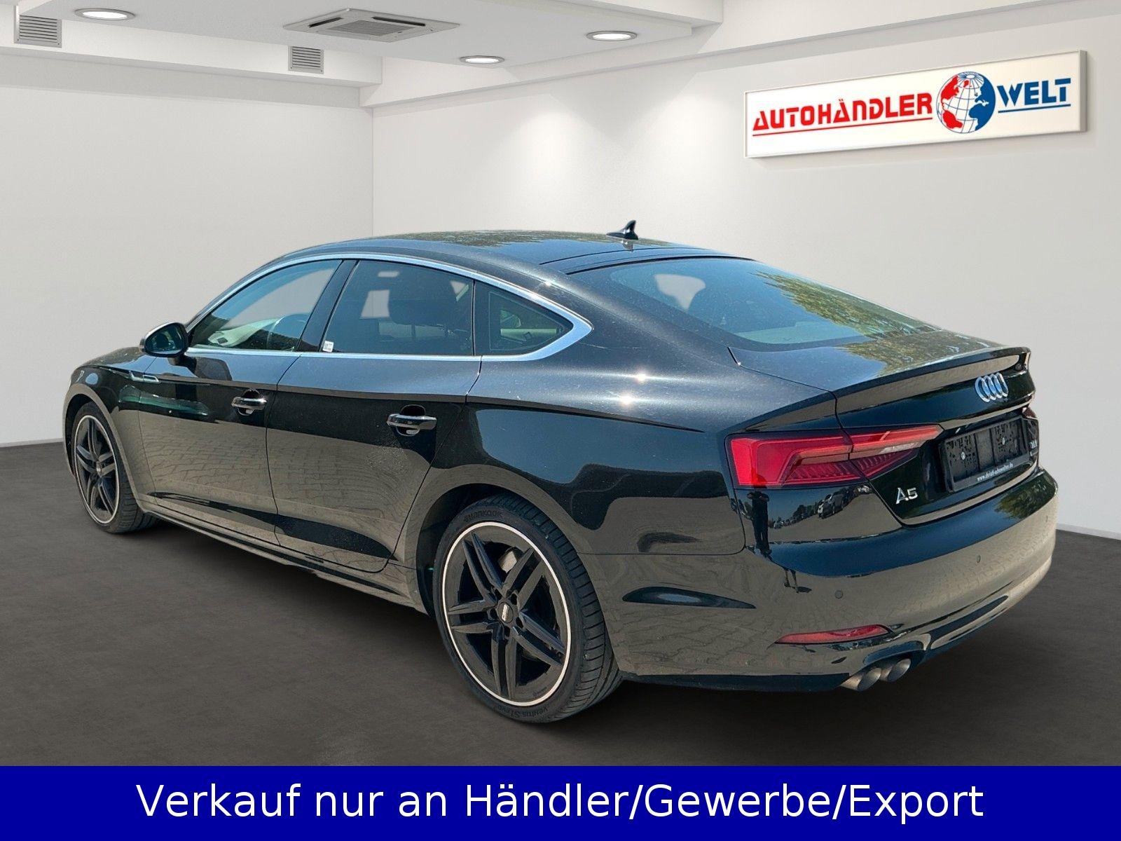 AUDI A5 SPORTBACK 3.0 TDI QUATTRO BVA LED  272 CH BVA - HAYON ÉLECTRIQUE - PACK SPORT - VOLANT EN CUIR