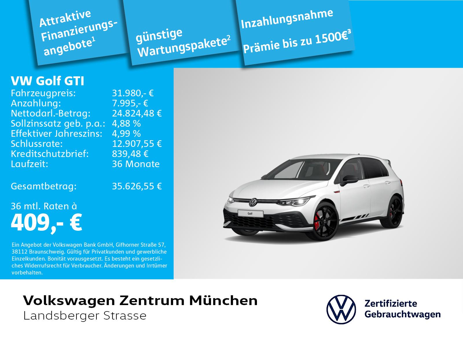 Volkswagen Golf VIII GTI Clubsport 2.0 TSI ACC LED+ Navi Pa