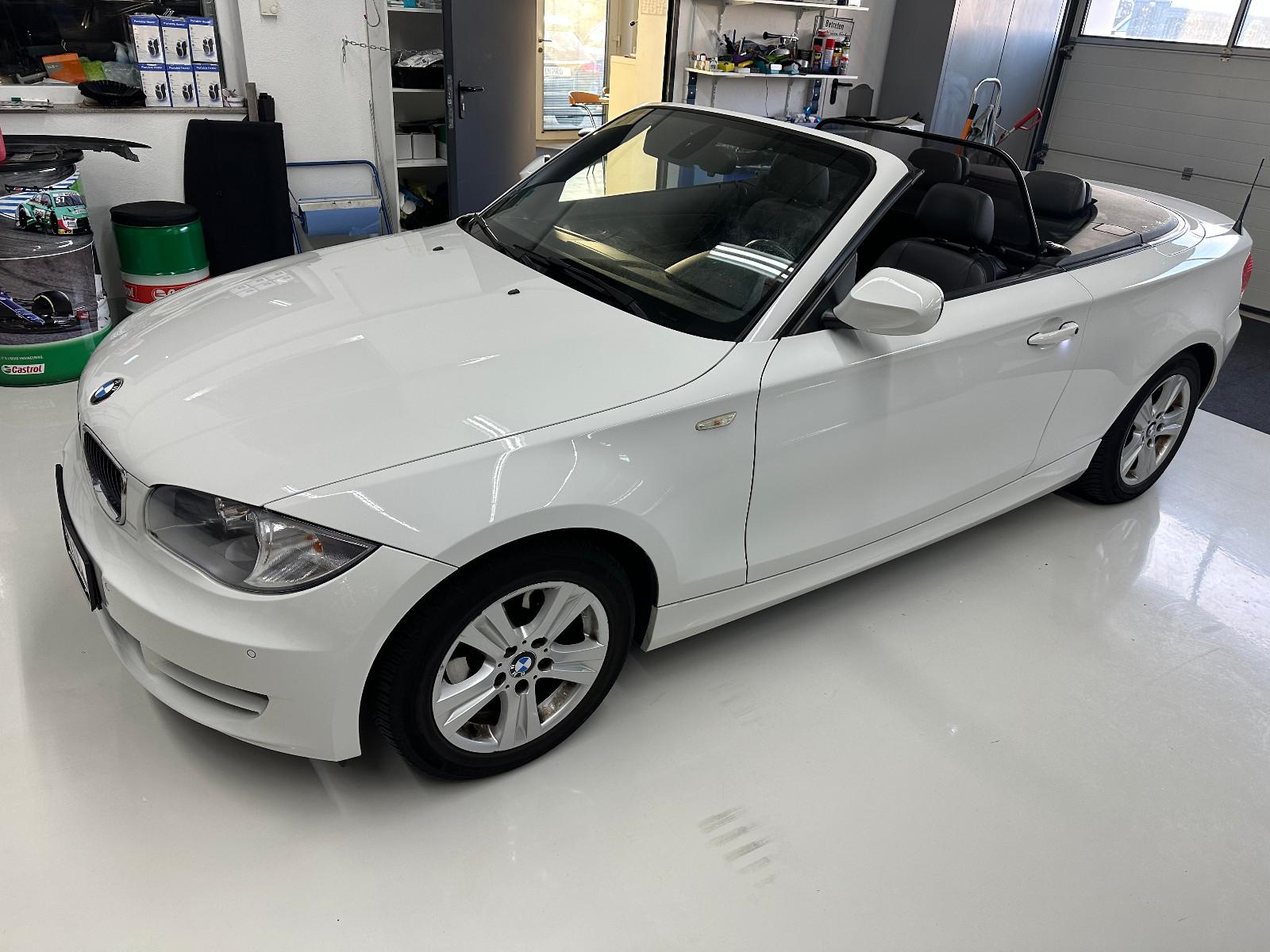 BMW 118 1 Cabrio 118d erst 64 TKM /1 Hand/Leder