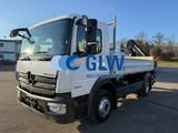 Mercedes-Benz ATEGO 1224 K Kipper MEILLER Kran HIAB 078 - Gebraucht Autotransporter