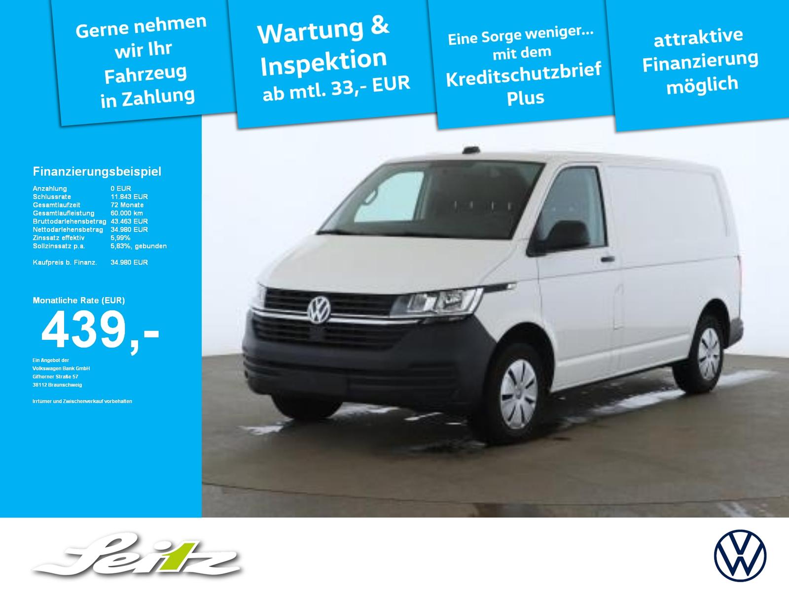 Volkswagen T6.1 Transporter Kasten 2.0 TDI KR FWD *PDC*NAVI