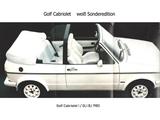 Volkswagen VW GOLF Cabriolet I / GLI  ERDEBEERKÖRPCHE... - Volkswagen Golf: Cabrio, Er