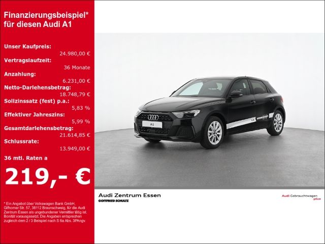 Audi A1 Sportback Advanced 25 TFSI 5-GANG LED APP SHZ