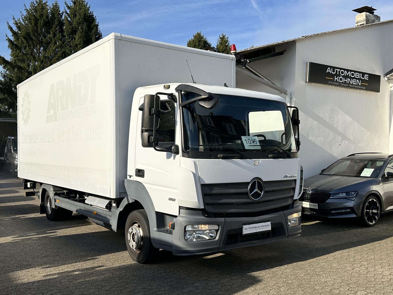 Mercedes-Benz Atego 818 L KOFFER / LBW / AUTOMATIK / TÜV / AHK