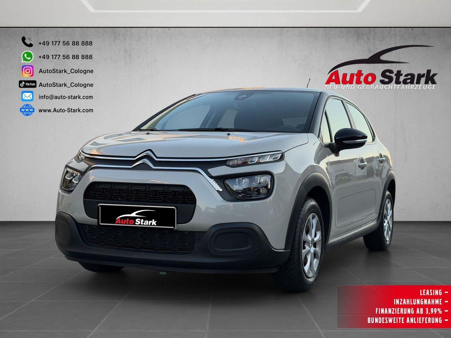 Citroën C3 Feel 82 PS°Klima°LED°BT°Assistenzsystem°DEKRA