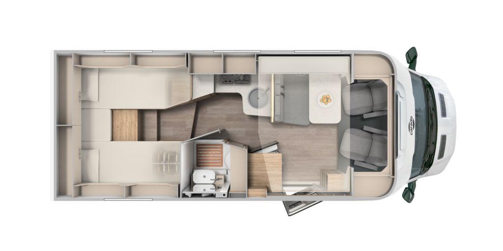 Carado T 338 EDITION24 - Hubbett, Luftfederung, Solar