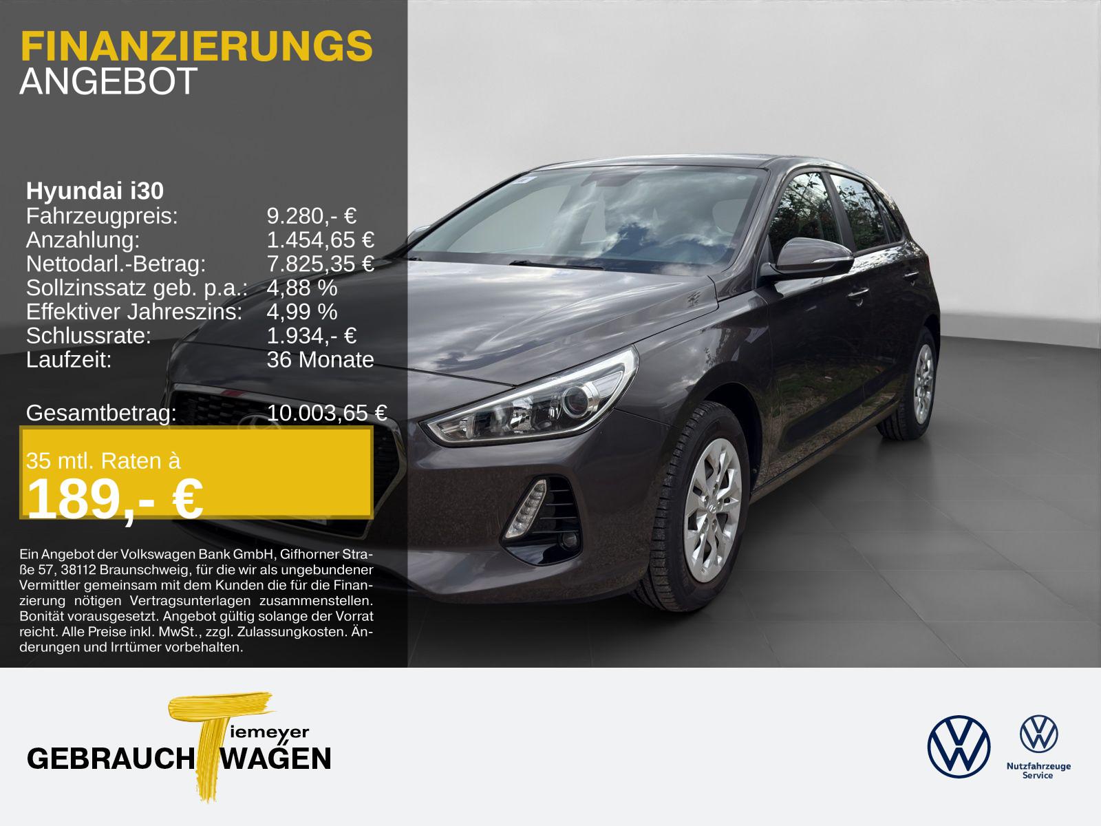 Hyundai i30 1.4 SELECT AHK KLIMA PDC