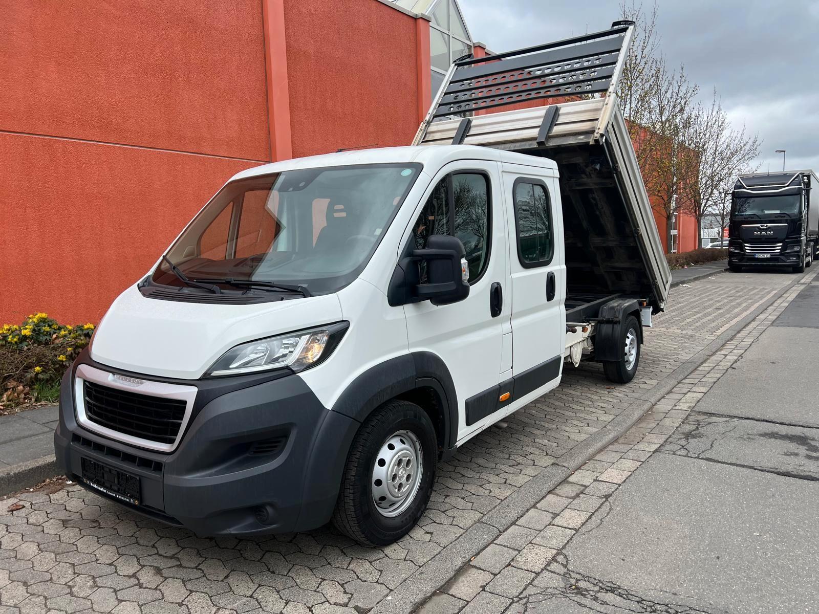 Peugeot Boxer Pritsche 3-Seiten Kipper Doppelkabine