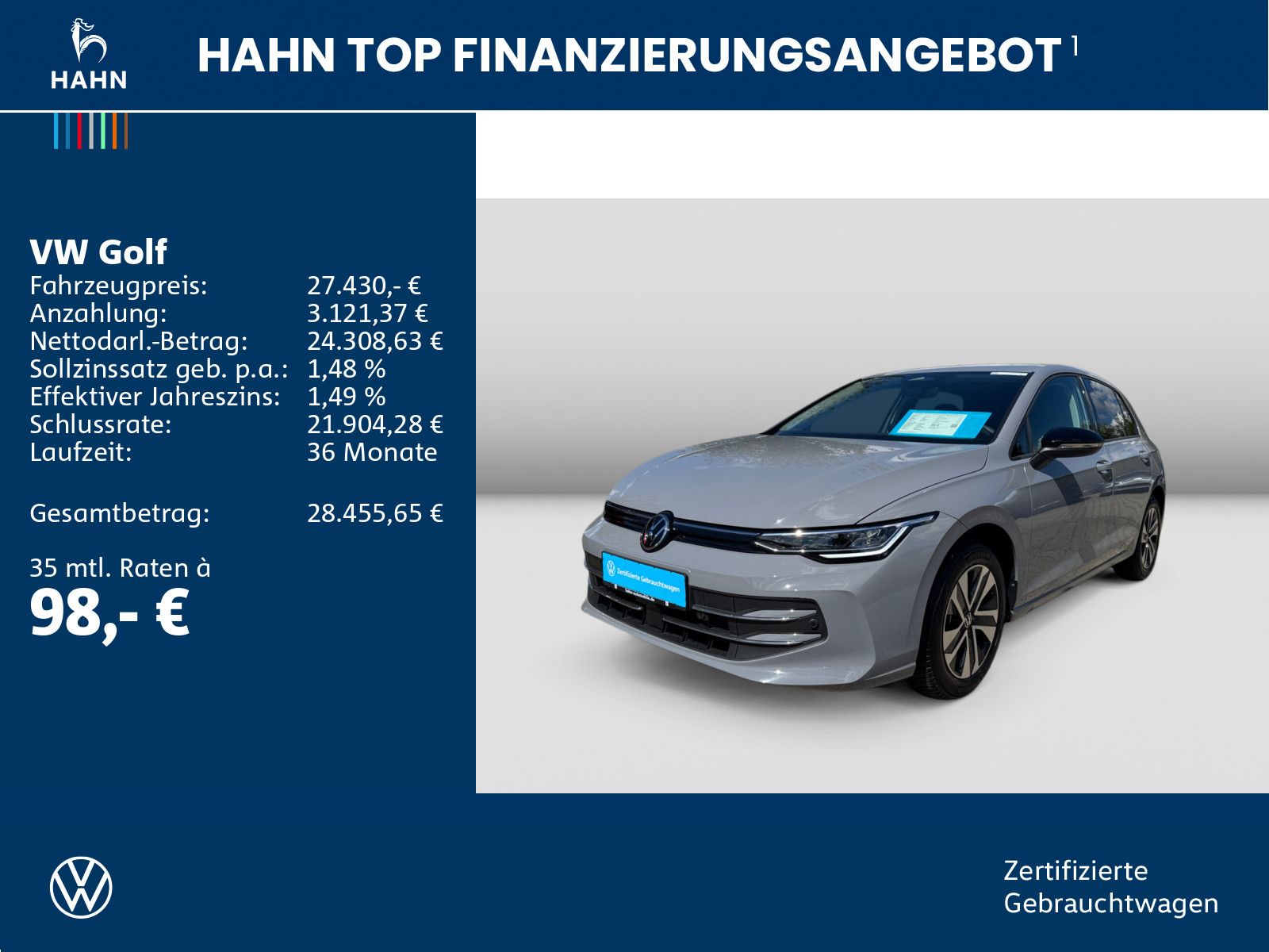 Volkswagen Golf VIII 1.5eTSI DSG Energy ACC LED Cam App SHZ foto 2