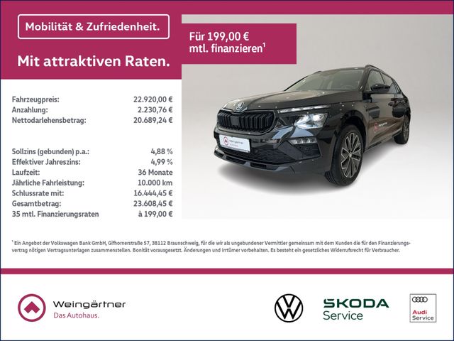 Kamiq 1.0 TSI Selection, 17" Alu, Paket Black, I