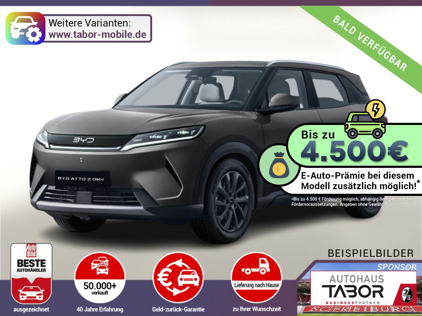 BYD ATTO 2 DM-i Boost FÖRDERF 90kmReichw UVP-29%*