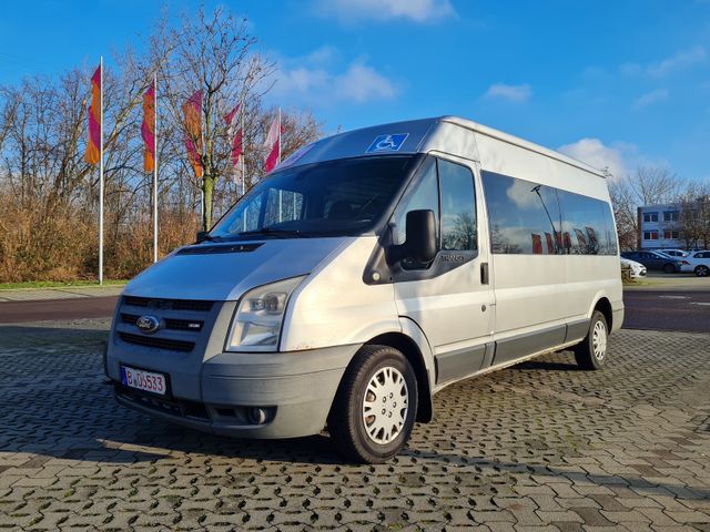 Ford TRANSIT HOCH + LANG + KLIMA + 9 SITZE + RAMPE +