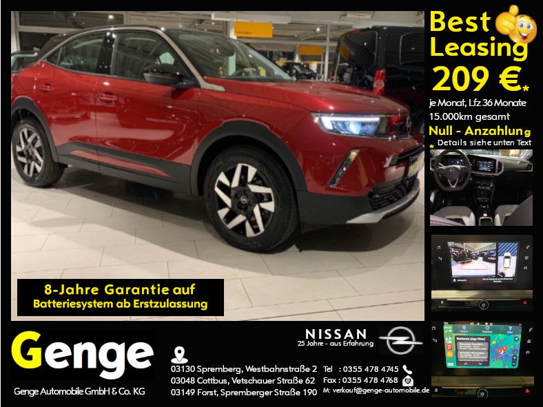 Mokka-e Elegance, 11 kW Lader,Klima,Kamera,ALU,P