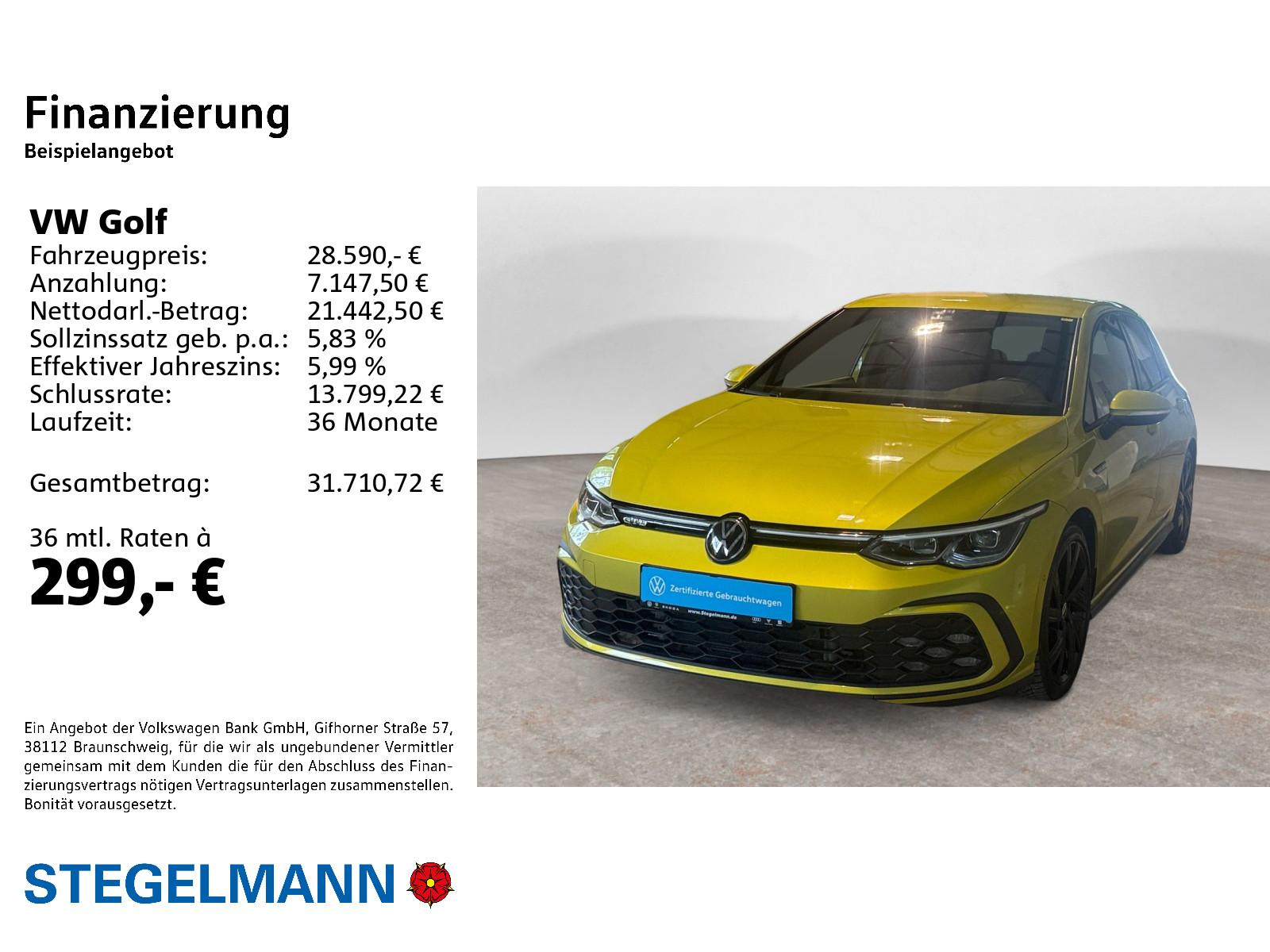 Volkswagen Golf VIII 2.0 TDI DSG GTD *LED*Navi*Kamera*, миниатюра 2