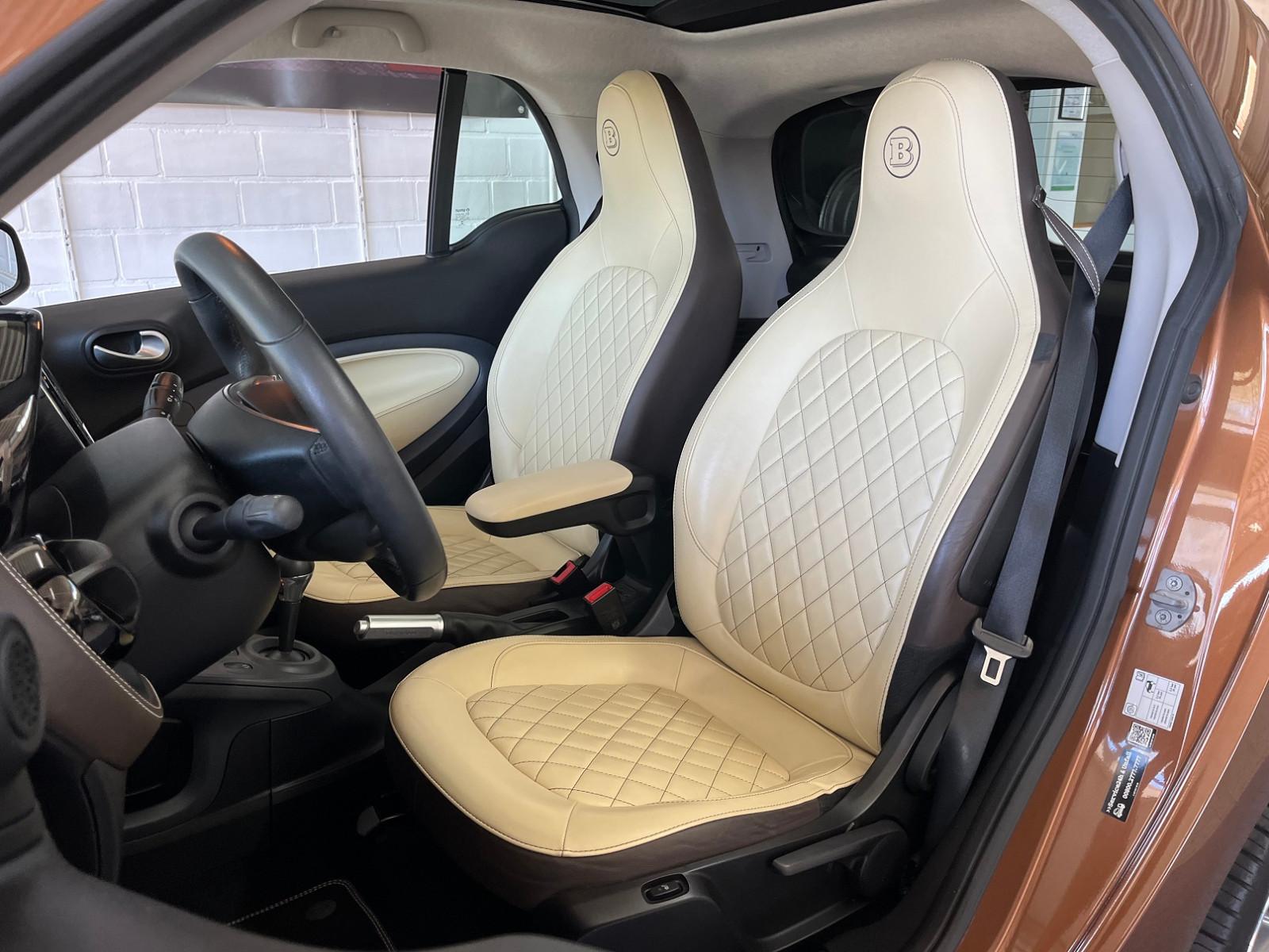 Smart BRABUS Tailor Made Topzustand braun Leder beige