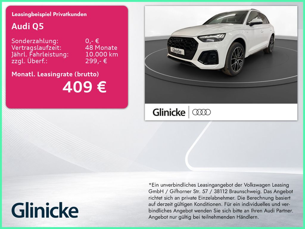 Audi Q5 50 TFSIe qu. S line Matrix LM 20" Navi RFK AC
